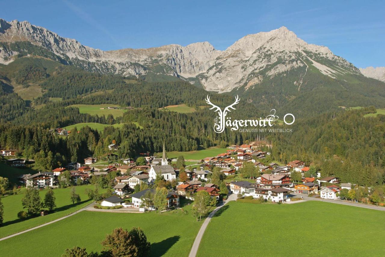 Boutique-Pension Jaegerwirt Scheffau am Wilden Kaiser Exterior foto